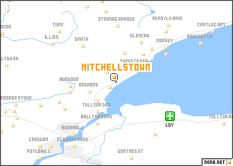 map of Mitchells Town