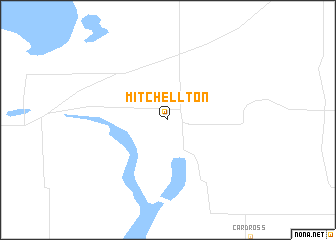 map of Mitchellton