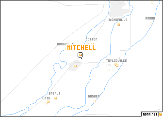 map of Mitchell