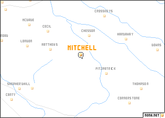 map of Mitchell