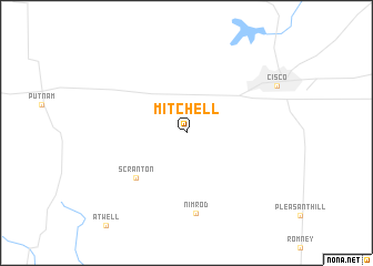 map of Mitchell