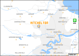 map of Mitchelton
