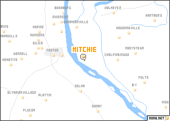 map of Mitchie