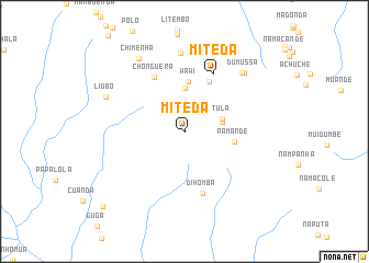 map of Miteda