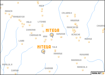 map of Miteda