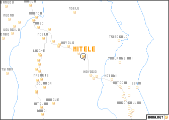 map of Mitélé