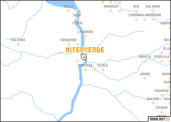 map of Mitenyende