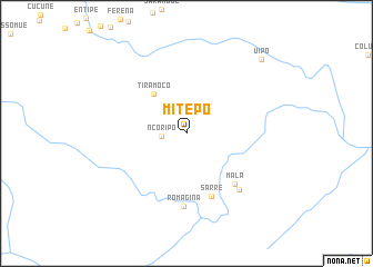 map of Mitepo
