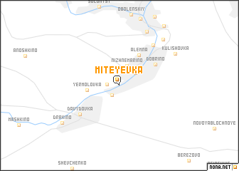 map of Miteyevka