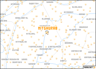 map of Mīt Ghurāb