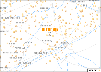 map of Mīt Ḩabīb