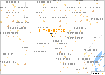 map of Mitha Khatak