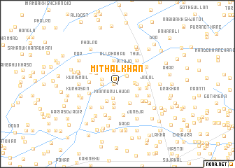 map of Mithal Khān