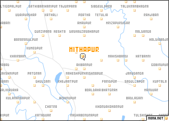 map of Mithāpur