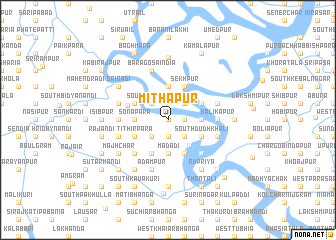 map of Mithāpur