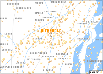 map of Mithewāla