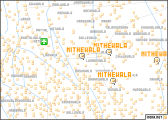 map of Mithewāla