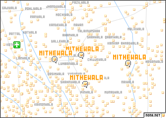 map of Mithewāla