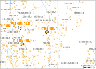 map of Mithewāla