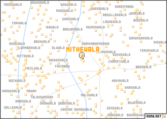 map of Mithewāla