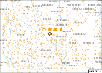 map of Mithhewāla