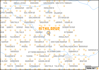 map of Mithilāpur