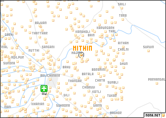 map of Mithīn