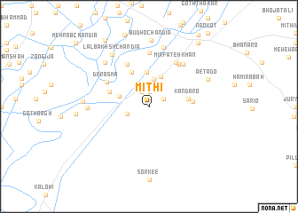 map of Mithi