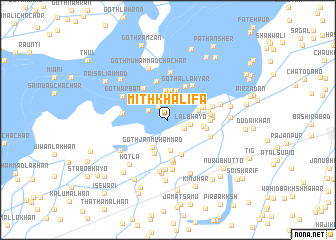 map of Mith Khalīfa