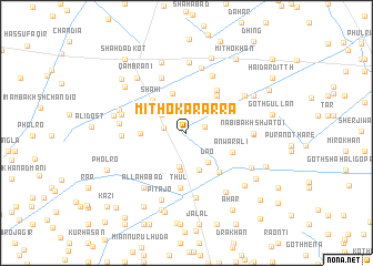 map of Mitho Kararra