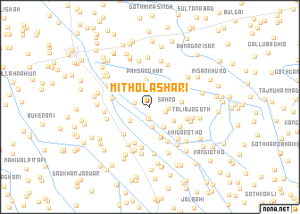 map of Mitho Lashāri