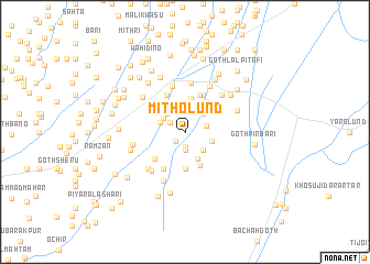 map of Mitho Lund