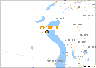 map of Mitho Minūn
