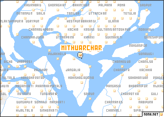 map of Mithuār Char