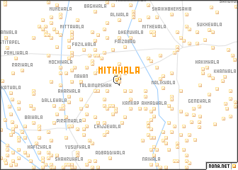 map of Mithwāla