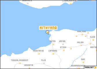 map of Míthymna