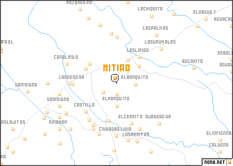 map of Mitiao