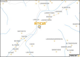 map of Miticún