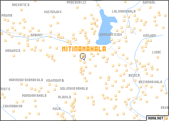 map of Mitina Mahala