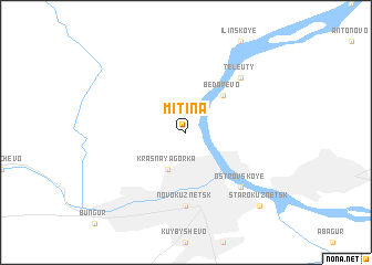 map of Mitina