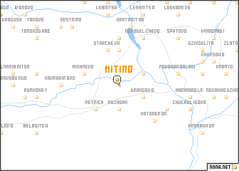 map of Mitino