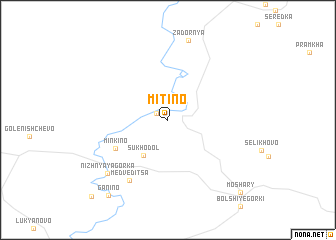 map of Mitino