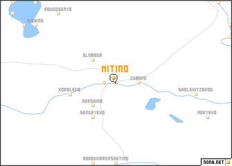 map of Mitino
