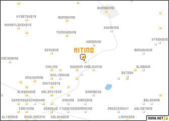 map of Mitino