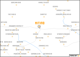map of Mitino