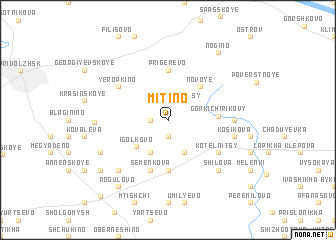 map of Mitino