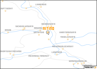 map of (( Mitino ))