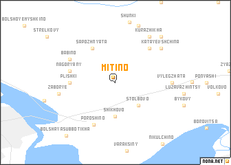map of Mitino