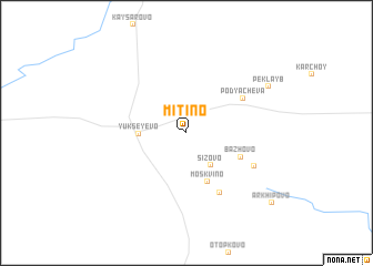 map of Mitino