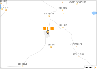 map of Mitino